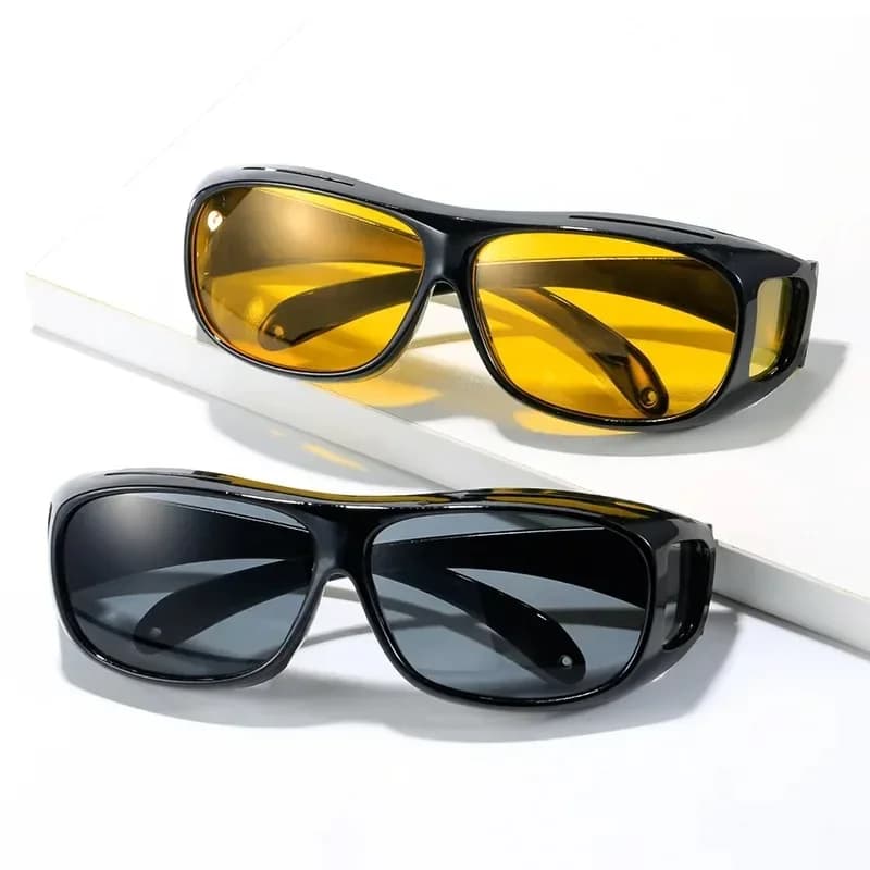Night Vision Glasses, Car Interior Accessories, Night Guide Glasses with Improved Vision, Fashion Sunglasses