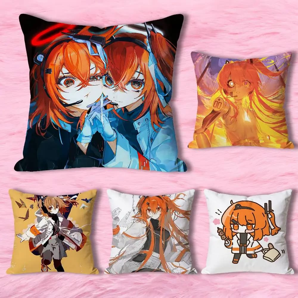 Cute A-Adachi R-Rei Pillow Cases for Bedroom Living Room Sofa Home Decor Polyester Cushion Cover with Zipper
