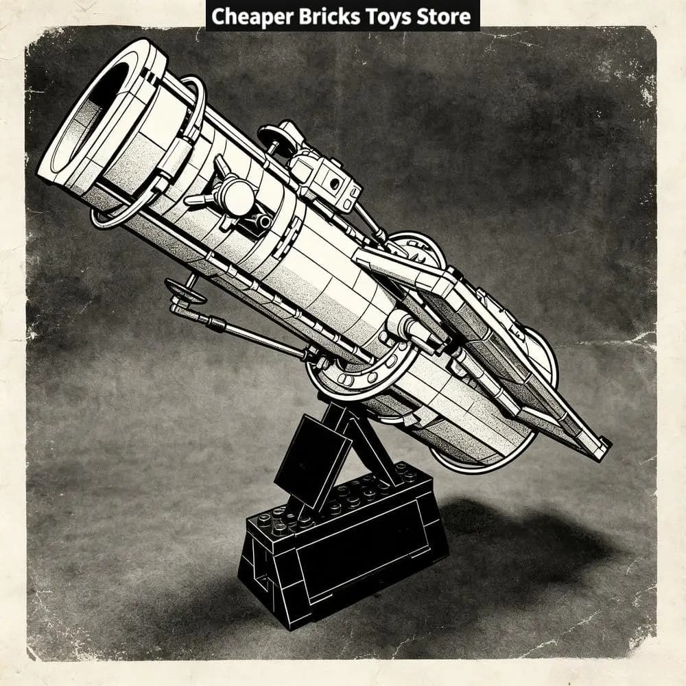 Cheaper Deep Sky Observation 1552pcs Creative Model Building Blocks Bricks Christmas DIY Toy for Family Decor Gifts