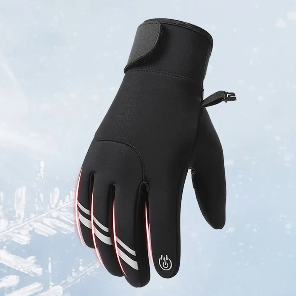 Multifunction Reflect Light Winter Gloves Warm Ultralight Sports Mittens Thermal Breathable Protective Mittens Motorcycle