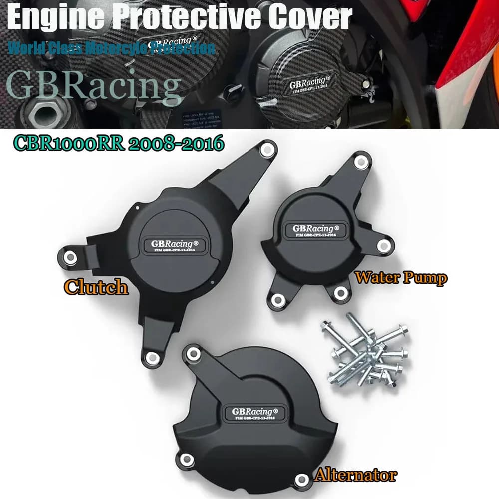 Protezione coperchio motore moto adatta per HONDA CBR1000RR 2008-2016 protezione completa