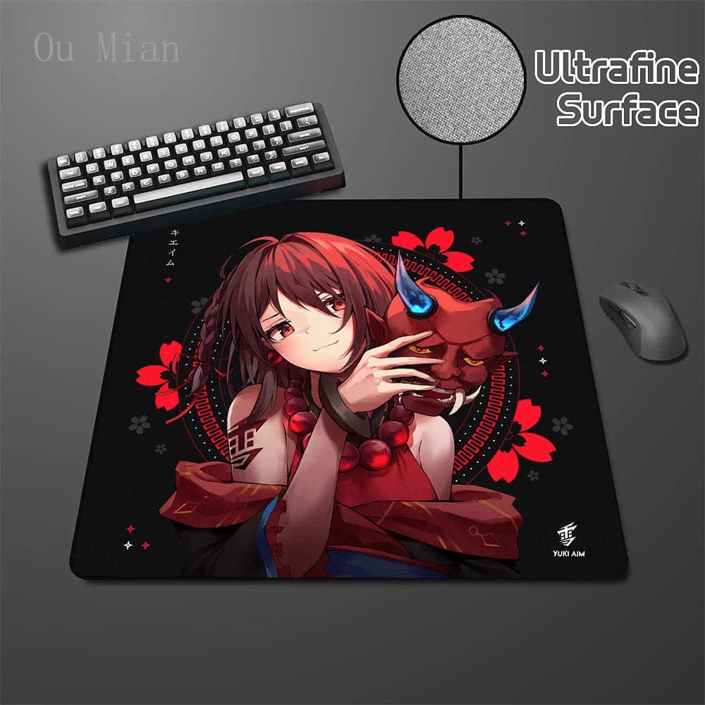 45x40CM YUki Aim Speed Mousepad Game tappetino per Mouse Premium Gamer Gaming professionale tappetino per Mouse E-Sports tappetino da scrivania con bordo di bloccaggio