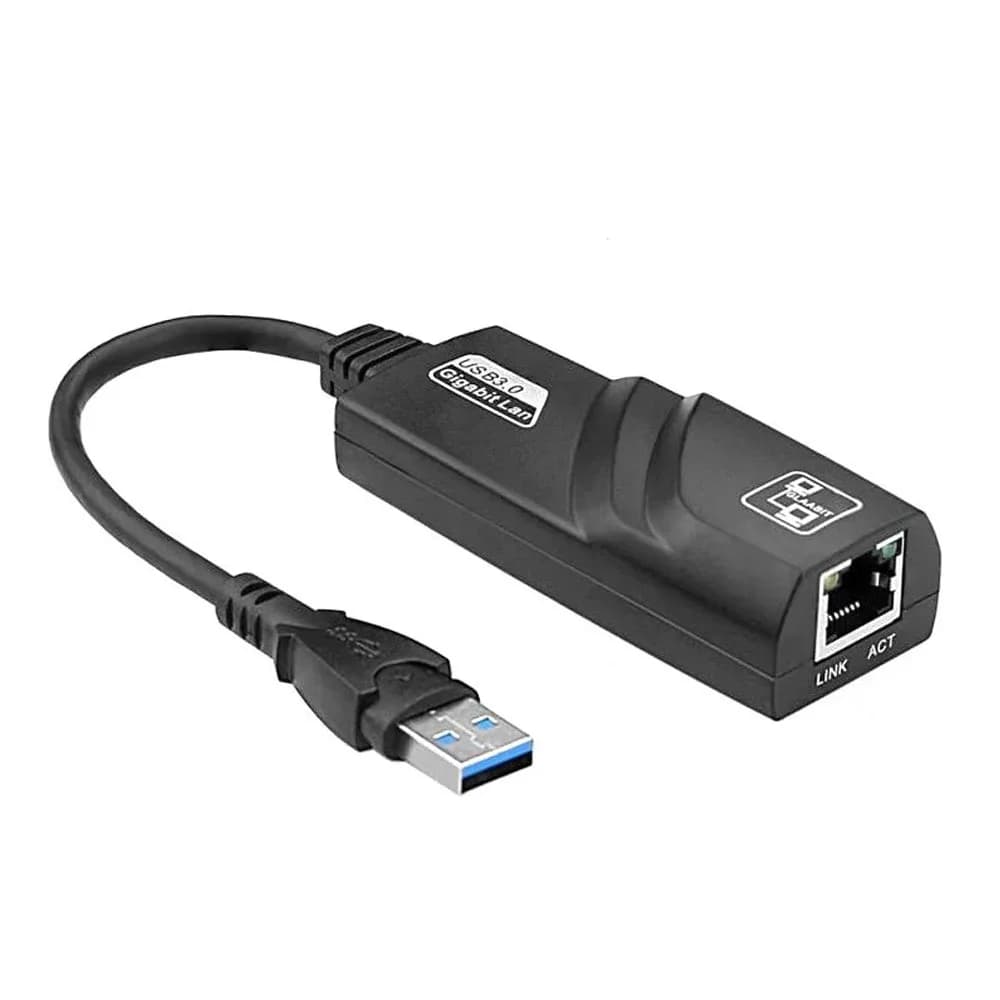 Scheda di rete Dongle Wi-Fi 3.0 Gigabit USB a LAN 1000Mbps Antenna adattatore Wifi USB Adattatore Ethernet USB liberamente ruotante