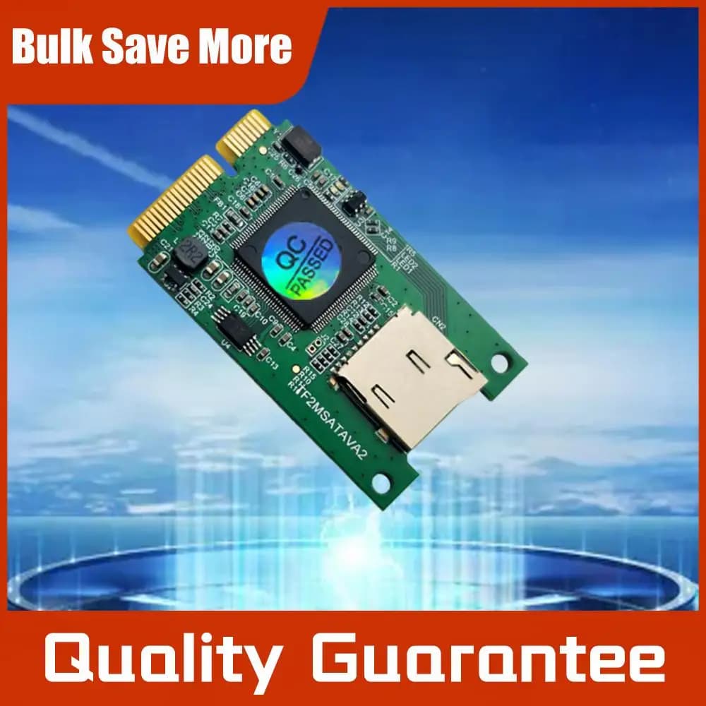 Adattatore Lettore Schede Micro SD TF a MSATA per SSD Industriali e Mobili Integrati