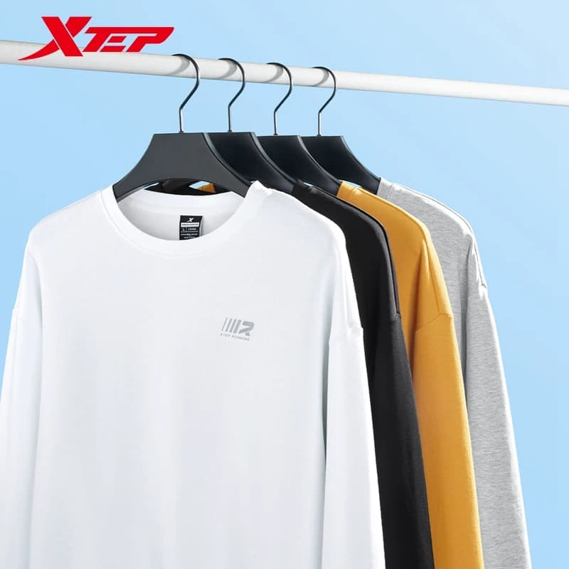 Xtep Pullover con cappuccio per uomo e donna Autunno Comodo morbido Felpa per il tempo libero Atletico Outdoor Top 876327930169