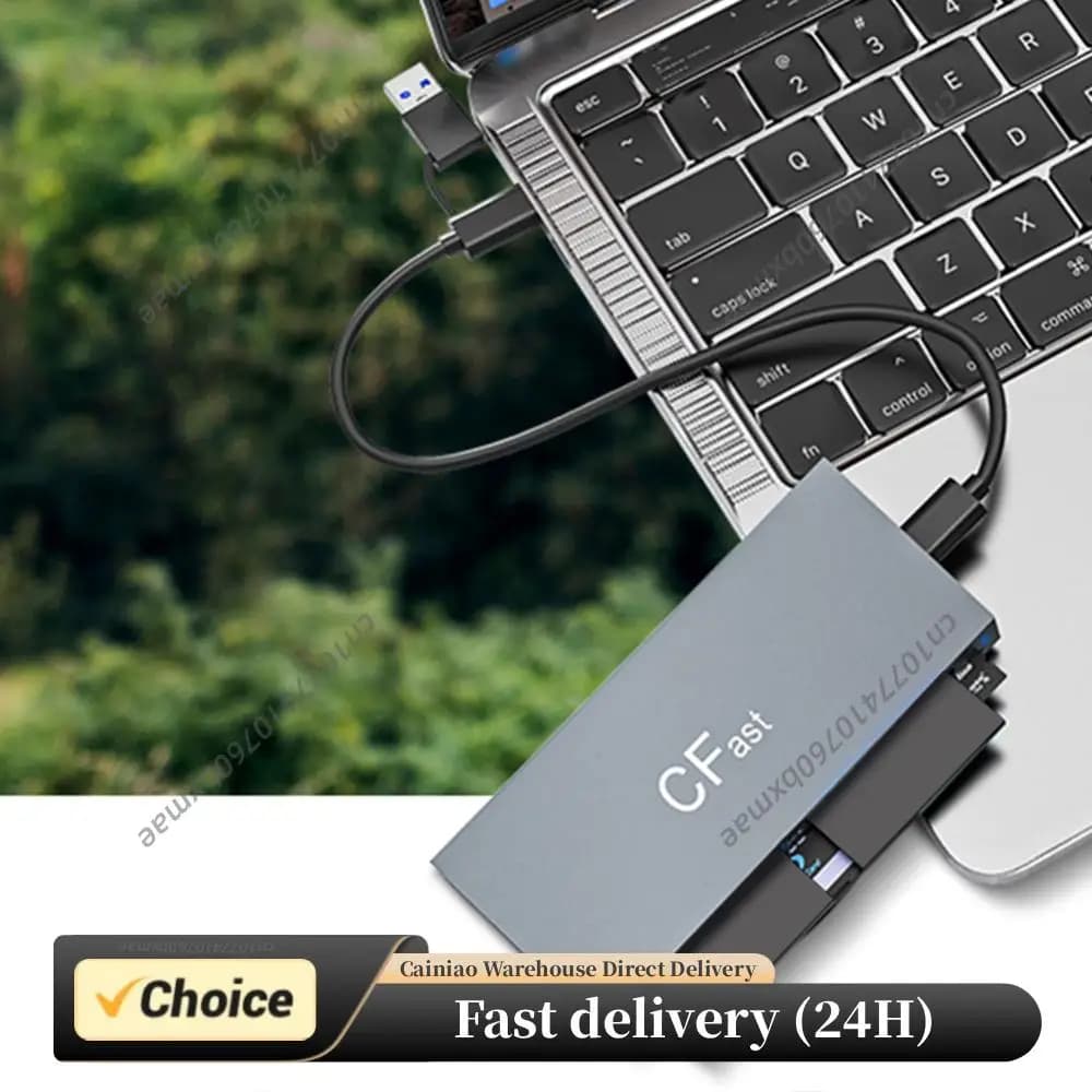 Lettore di schede CFast 5Gbps, adattatore Memory Stick Pro Duo USB 3.0 USB-C, lettore di schede CFast 2.0 per schede CFast/CF/MS/SD/TF/XD