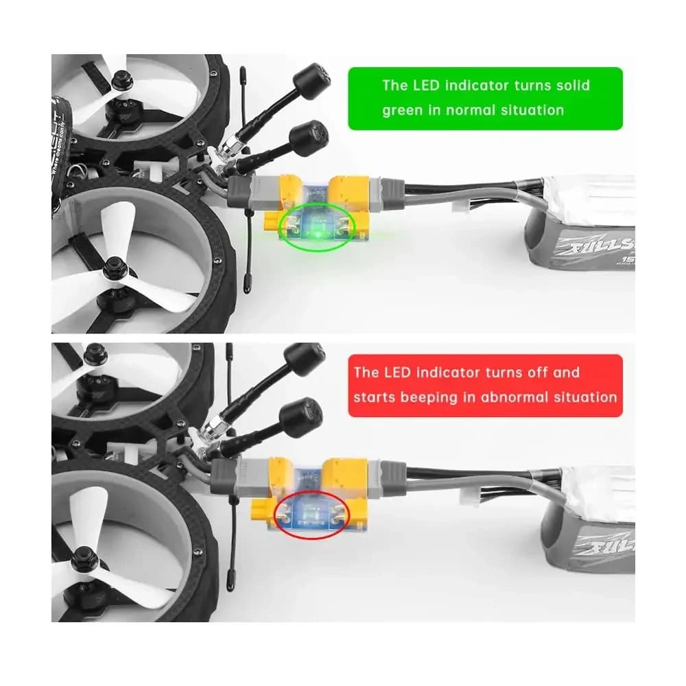 IFlight XT30 XT60 Smart Smoke Stopper Fuse Test Safety Plug Short‑Circuit Protection For RC FPV Racing Drone