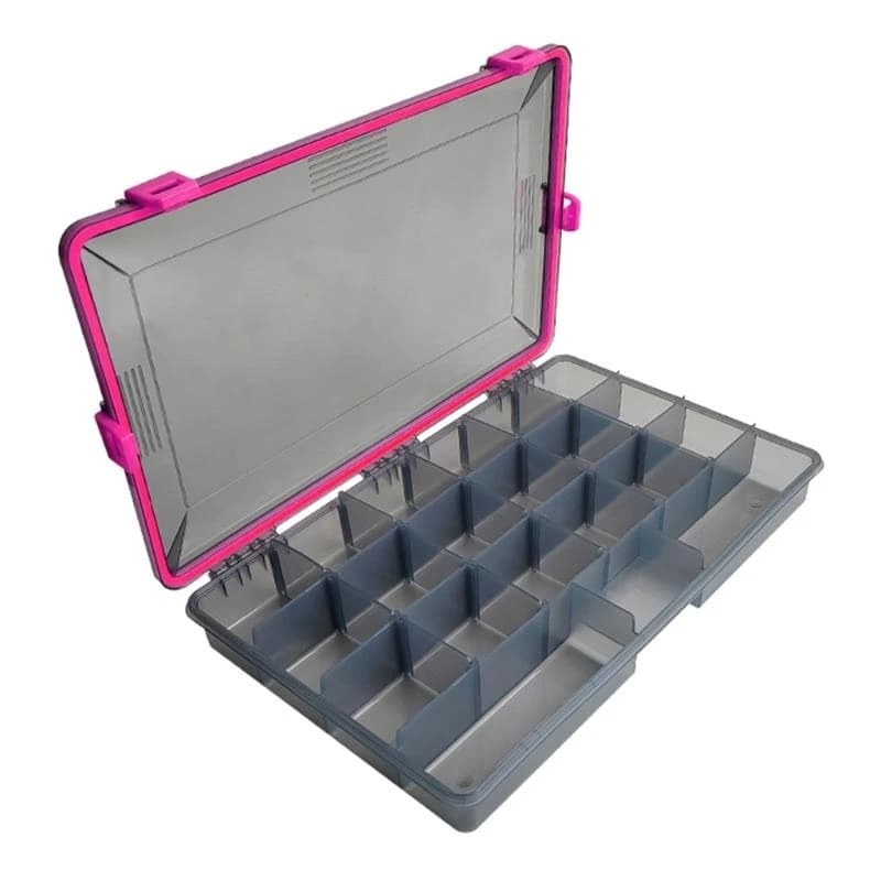 Y1UC Detachable Compartments Fishing Lures Box Baits Case Fishing Tackle Storage Trays Hook Organizers Water Proof Lures Box