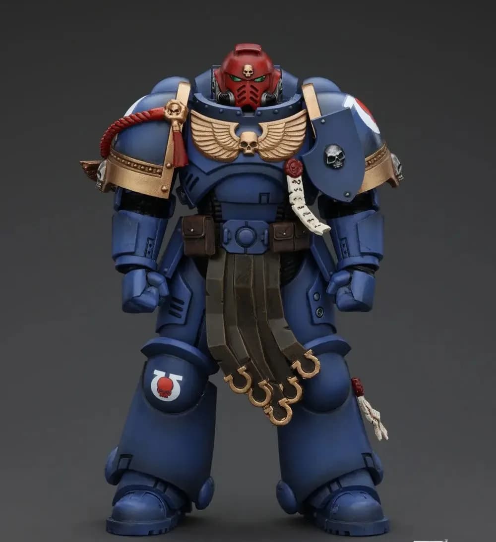 【Accessories】JOYTOY Warhammer 40K 1/18 Action Figures Uitramarines Sergeant Gadriel Model Toy 3.75inch