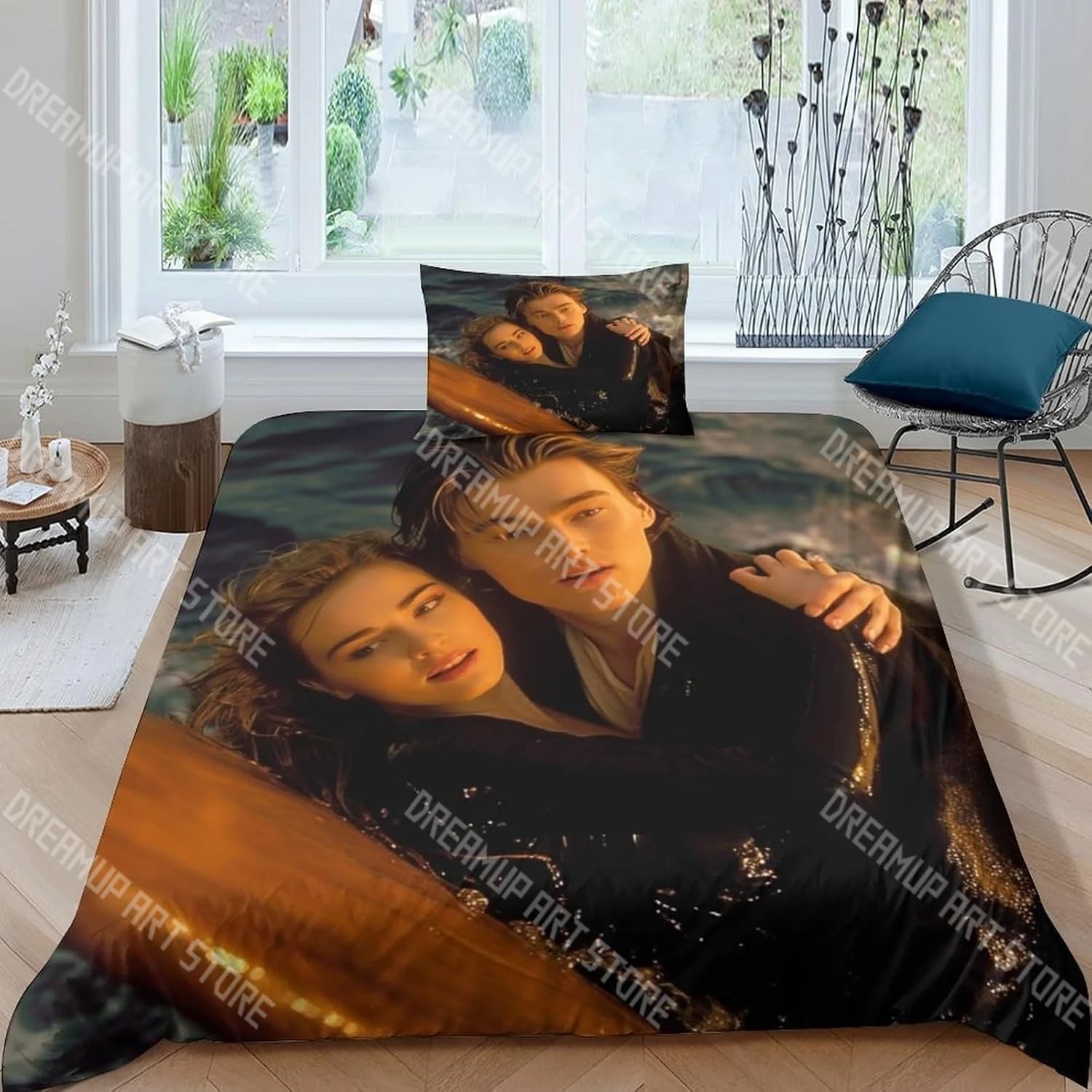 Fashion Movie Titanic Jack Rose Bedding Set Single Twin Full Queen King Size Bed Set Kids Bedroom Duvetcover Sets Bed Sheet Set