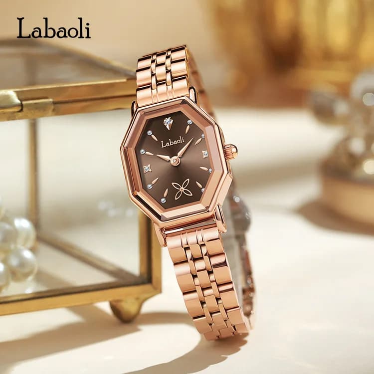 New Women'S Quartz Watch With Stainless Steel Strap, A Perfect Gift For Women, High-End Luxury Women'S Watch, Unique Timepiece.