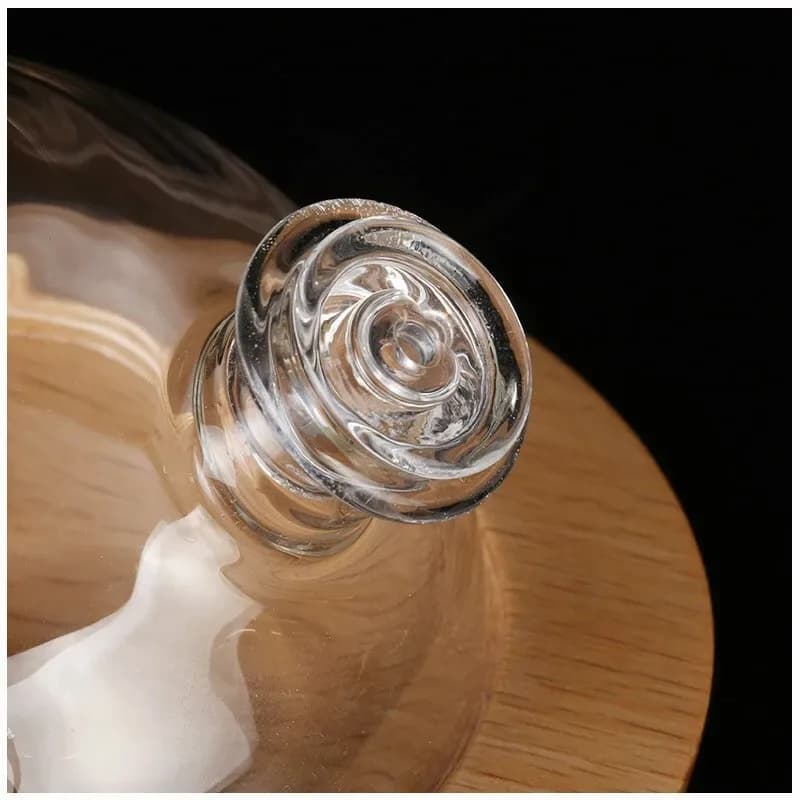 Diffusore di oli essenziali puri per aromaterapia in vetro di legno Diffusore di aromi senza acqua Nebulizzatore di fragranze d'aria Profumo per hotel domestici