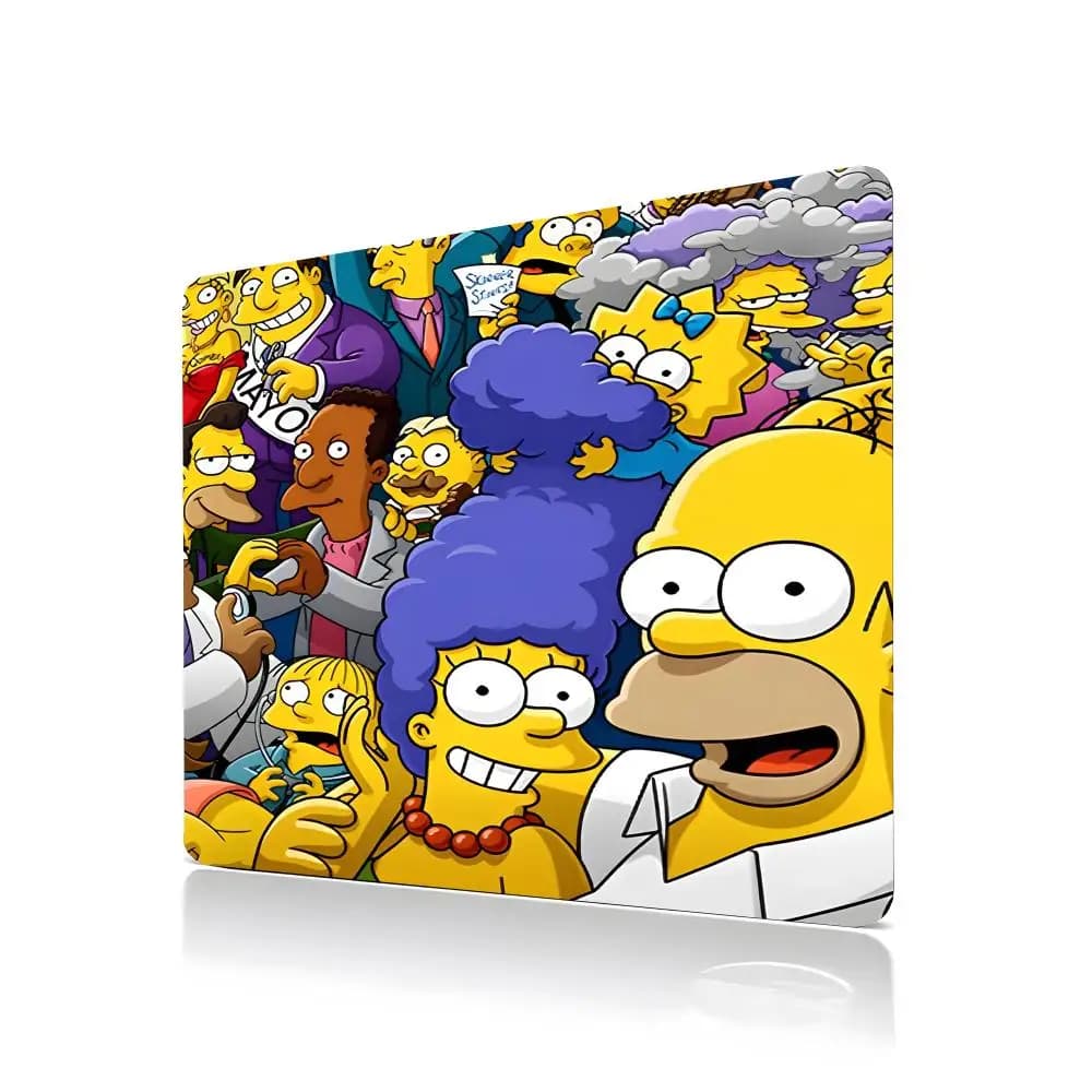 Disney The Simpson Mouse Pad gioco e-sport desktop universale laptop semplice ufficio in gomma piccolo tappetino antiscivolo 450x400