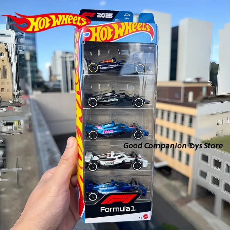 Disponibile 2025 Hot Wheels FORMULA 1 1/64 5 Confezioni MONEYGRAM HAAS F1 TEAM ATLASSIAN WILLIAMS Modellini Auto da Collezione Veicoli Die-cast