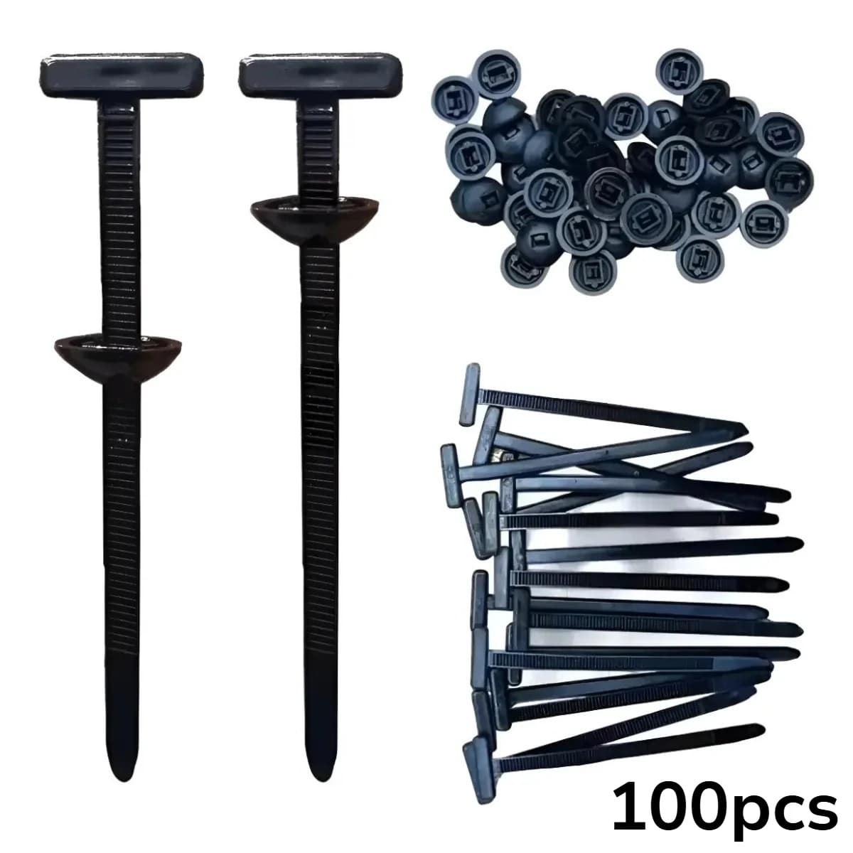 Nylon Universal Cable Tie Buckle Automotive Plastic Fastener Uses For Auto Parts
