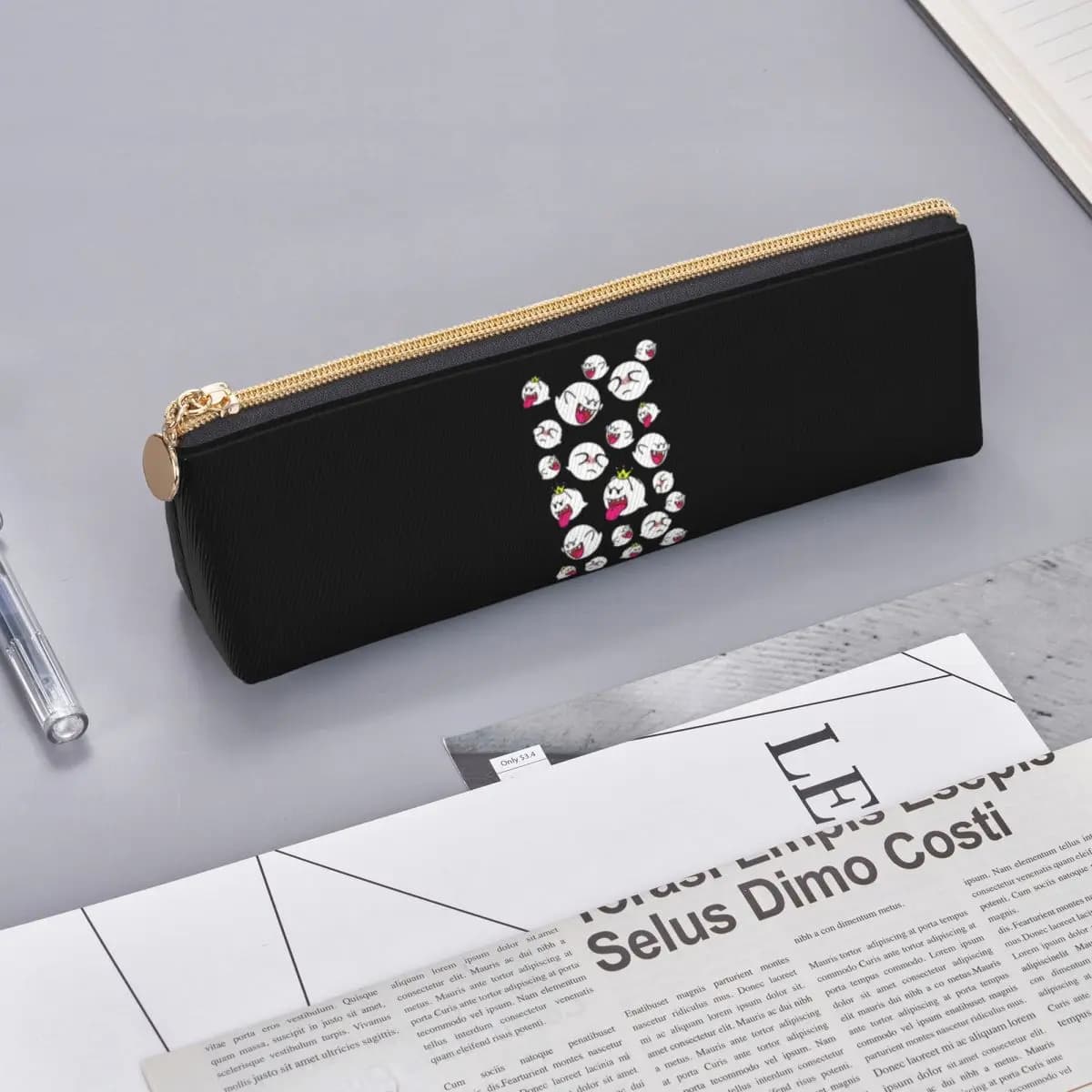 King Boo Pencil Cases Pen Holder Storage Stationery Supplies Pen Box Pencil Bag for Kids School