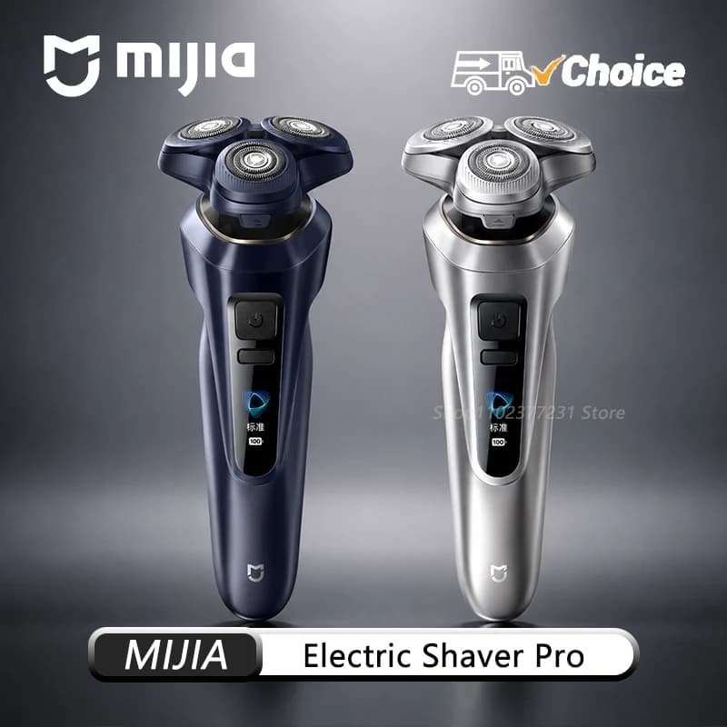 Original Mijia Electric Shaver Pro 360° Floating Head Dual Ring Lock Smart Color Display IPX8 Wet & Dry USB-C Long Battery Razor