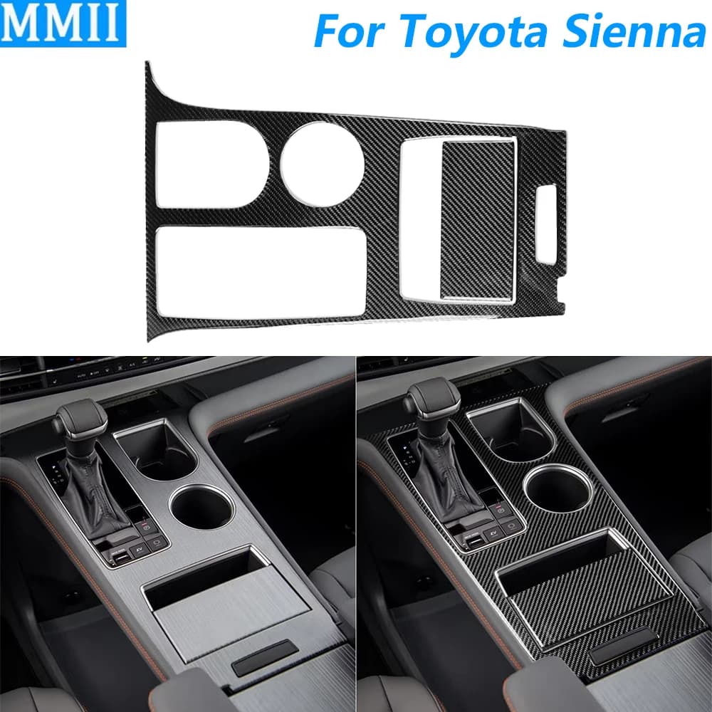 Per Toyota Sienna 2021-2026: Copertura del Pannello del Cambio in Fibra di Carbonio, Accessori Auto, Decorazione Interna, Adesivo