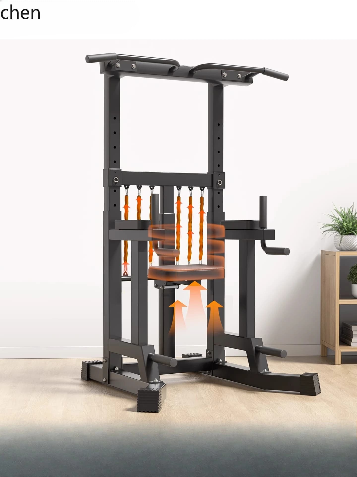LXC Energy-assisted traction bar Household traction bar for indoor use No drilling required Floor traction bar Fitness equipment