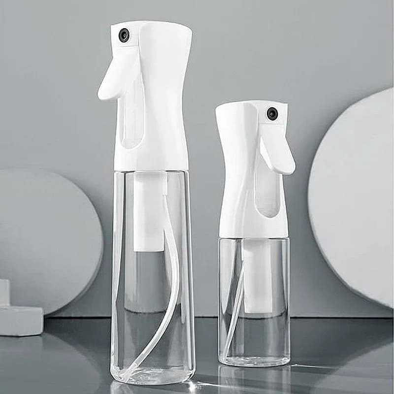 High Pressure Continuous Mist Spray Bottle for Hair Care And Makeup Water Replenishing Separate Press Bottle