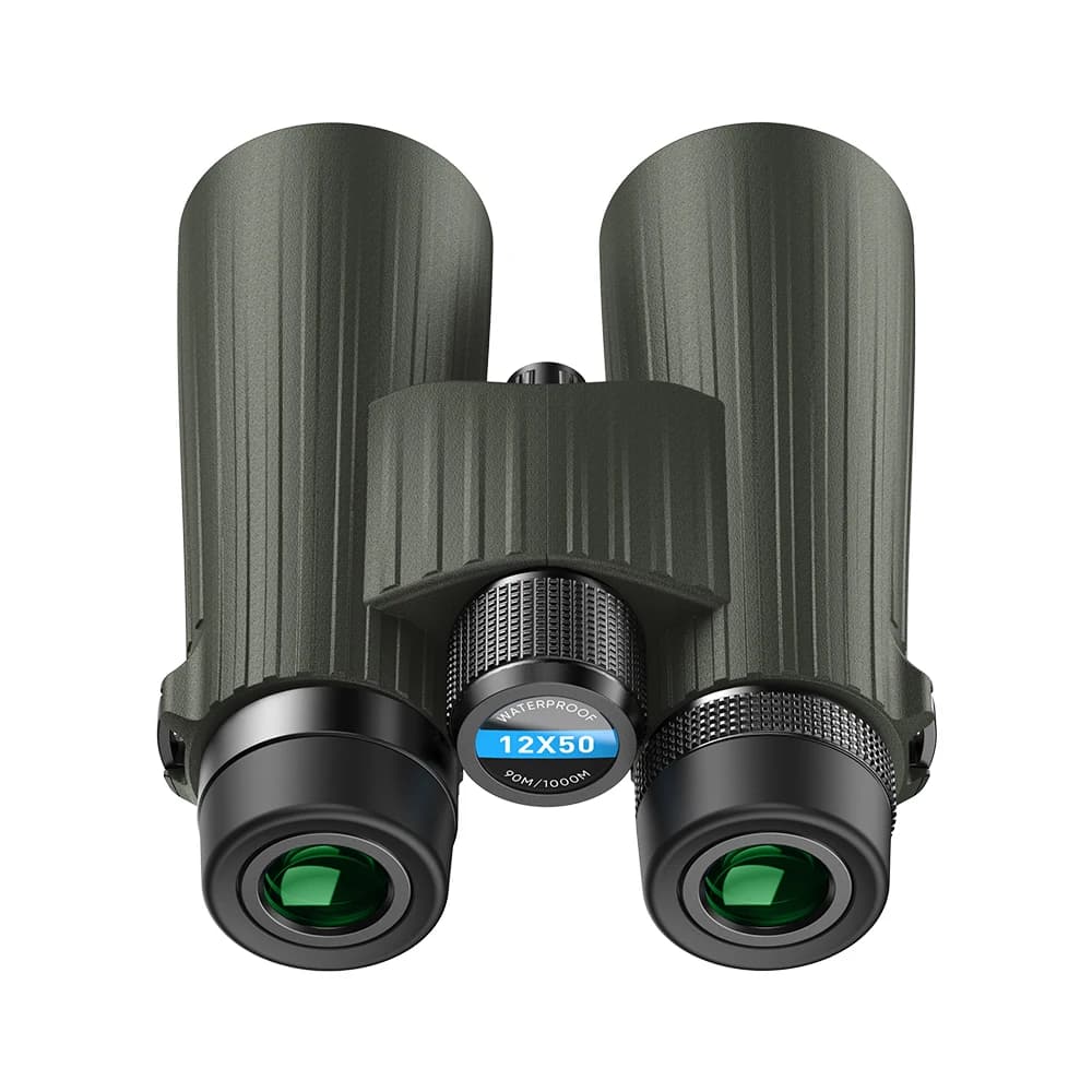 Binocolo APEXEL 12x50mm Impermeabile e Antiappannamento, Binocolo ad Alta Potenza con Lenti FMC e Prisma BaK4, per Caccia e Birdwatching