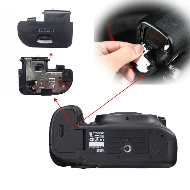 Coperchio porta batteria per canon 20D 30D 300D 350D 400D 450D 500D 600D 700D 1000D 1100D 1200D 700D T5i 650D riparazione fotocamera