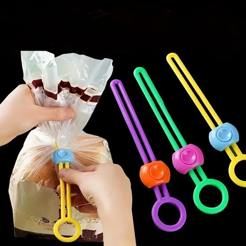 5/10PCS Portatile Clip di Tenuta Per Alimenti Riutilizzabile Sacchetto di Pane Pinze di Stoccaggio Della Cucina Sigillo di Alimenti Grip Sigillante Morsetto Accessori Da Cucina
