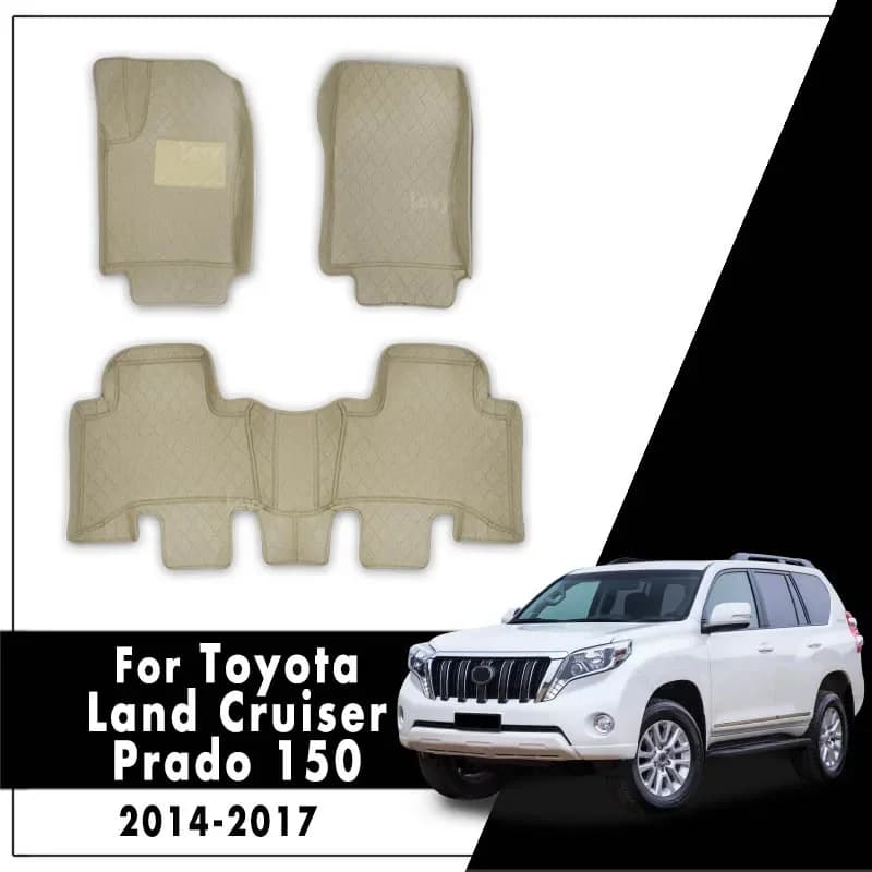 Tappetini auto per Toyota Land Cruiser Prado 150 2017 2016 2015 2014 Accessori interni auto Automobili impermeabili anti-sporco