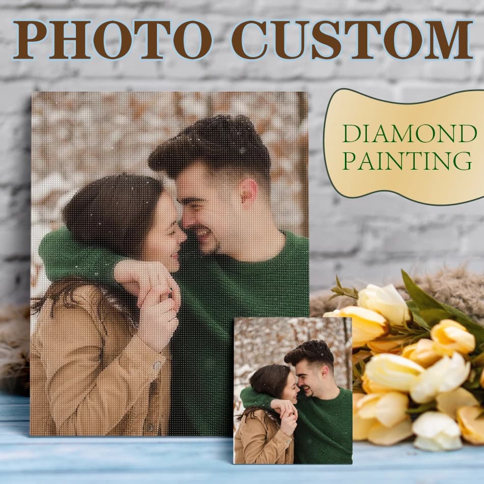 RUOPOTY Photo Custom Diamond Painting Cross Stitch Full Square Picture of Rhinestone DIY Diamond Mosaic Diamond Embroidery Sale