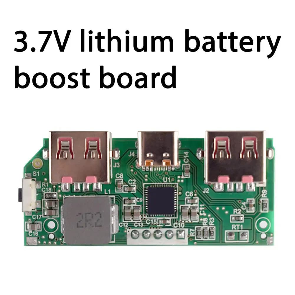 Batteria al litio da 3,7 V Scheda boost IP5356 Alimentazione mobile 5 V Modulo passo veloce Banca digitale fai da te Ricarica 3A Scheda madre Boost Up C0B9
