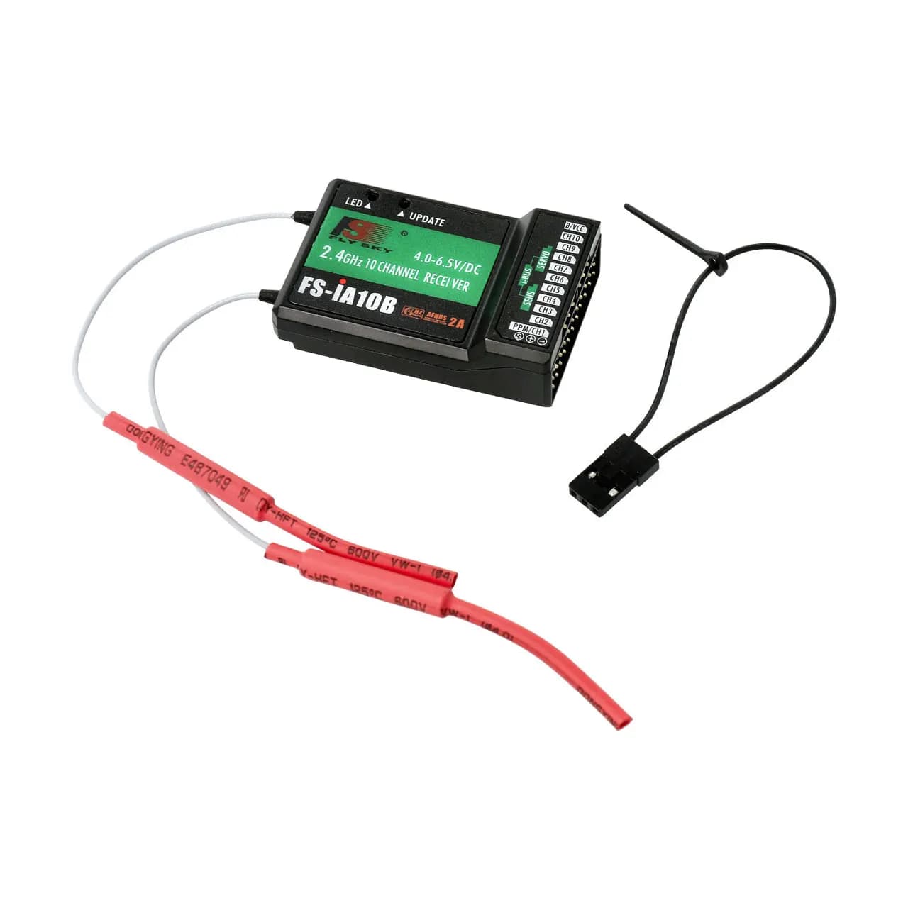 Flysky FS-iA10B 2.4G 10CH 10 canali ricevitore FS IA10B per trasmettitore FS-I10 FS-I6S FPV RC elicottero quadricottero aereo