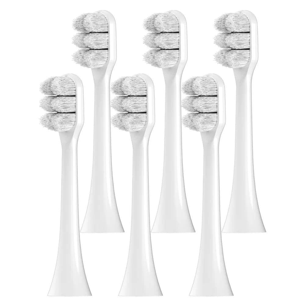 6x Ultra soft spare heads compatible with Philips Sonicare 4100/6100/1100/2100/6500/9000/9300 electric toothbrush