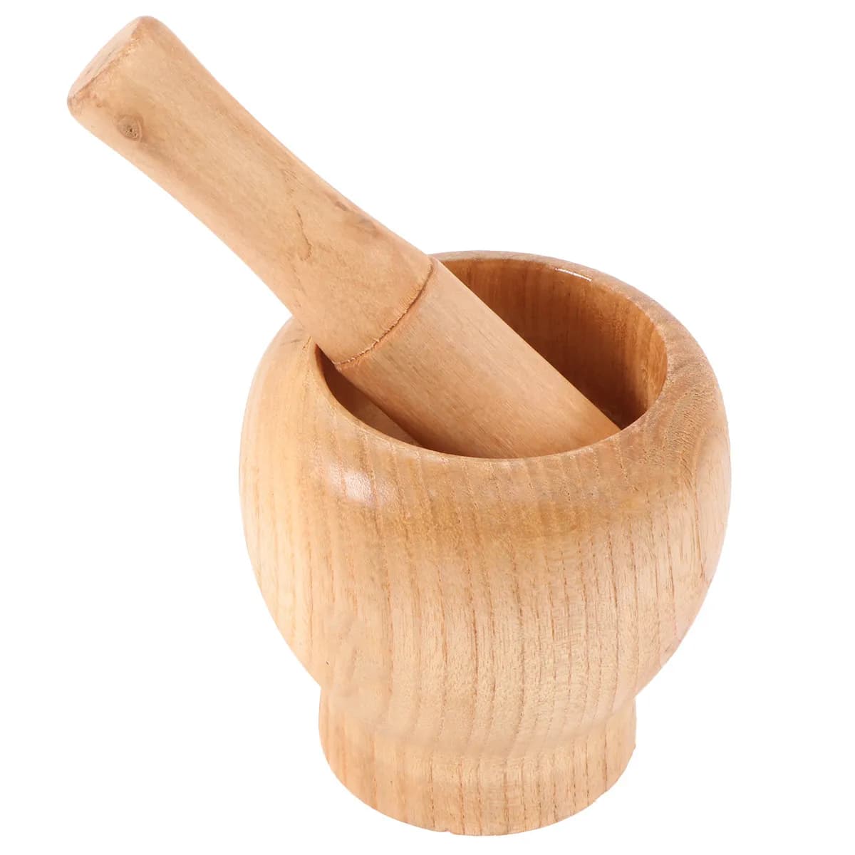 Set di Mortaio e Pestello per Aglio da 11 cm, Lunga Durata, per Macinare Spezie in Cucina, Utensili per Schiacciare e Pressare l'Aglio