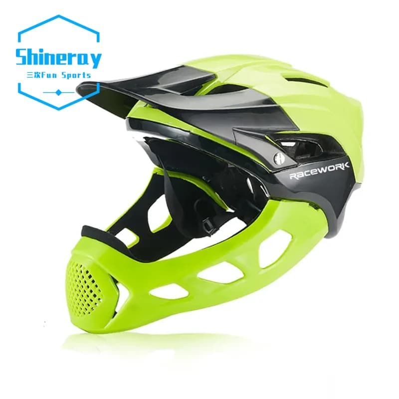 Nuovo casco integrale per bici da fondo da montagna Casco di sicurezza per sport estremi