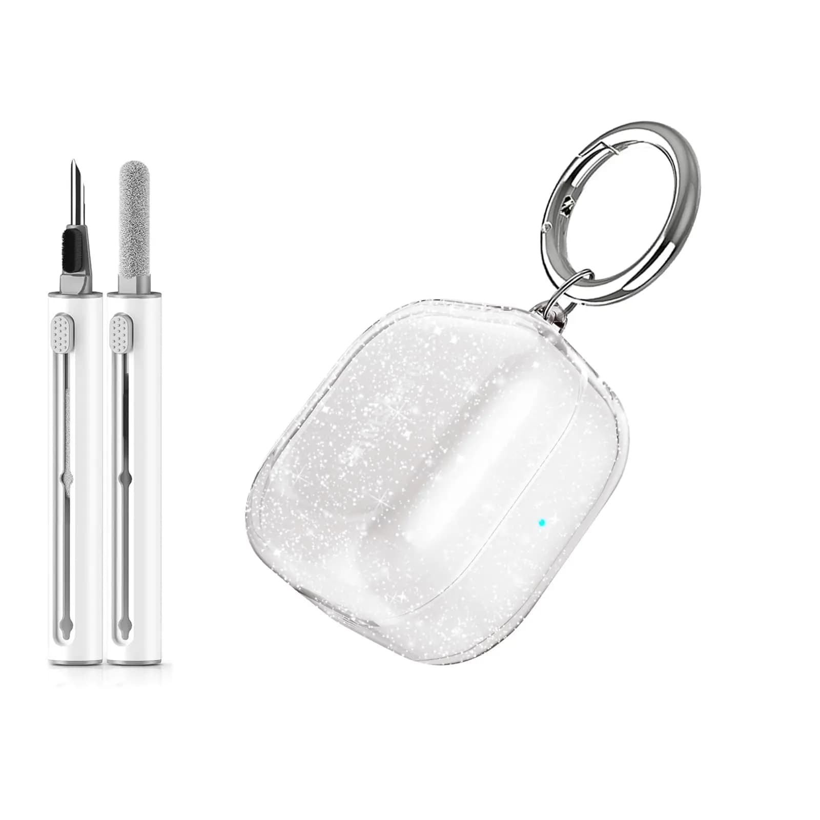 Accessori per auricolari 2026: Cover trasparente in TPU con kit di pulizia per Samsung Galaxy Buds 4/Buds 4 Pro