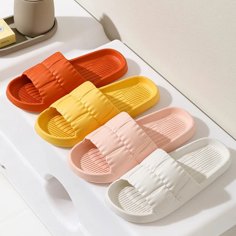 Women Soft Sole Cloud Slippers Unisex Comfortable Indoor Outdoor Beach Sandals Summer EVA Non Slip Flip Flops
