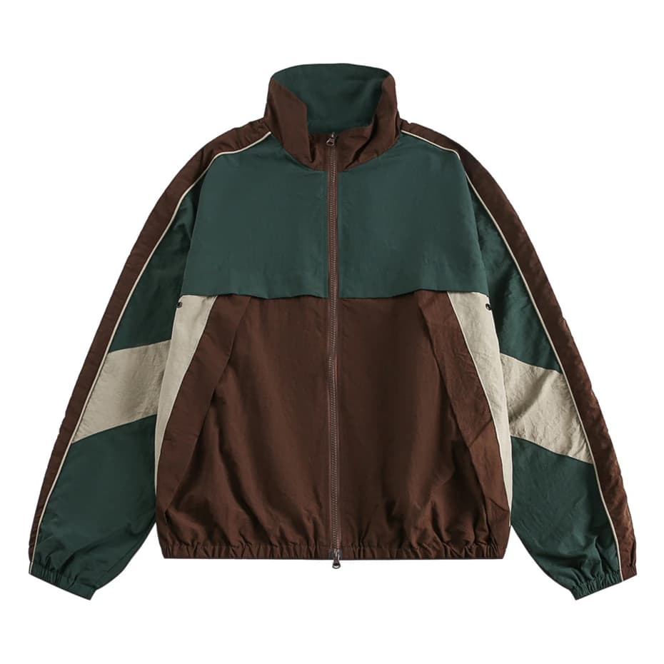 Giacche patchwork vintage Giacca a vento da uomo Harajuku Giacca casual da esterno Abbigliamento da uomo Streetwear Hip Hop Primavera Nuove giacche