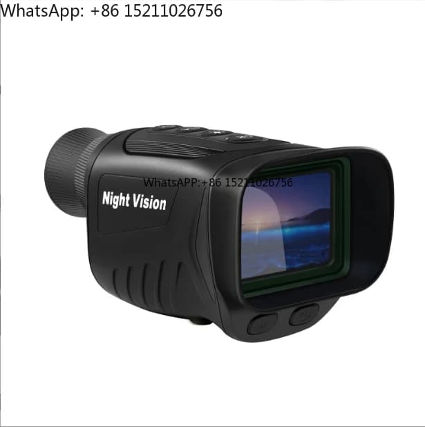 Monoculare con schermo IPS da 2,0 pollici DT19 aggiornato con binocolo digitale a lungo raggio con zoom 8X Visione notturna 8X