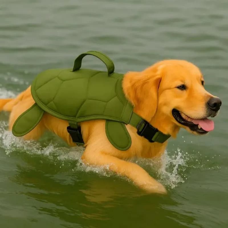 Pet Swimming Life Jacket Buoyancy Vest Anti-drowning Adjustable Large Medium and Small Dog Outdoor Water Swimsuit