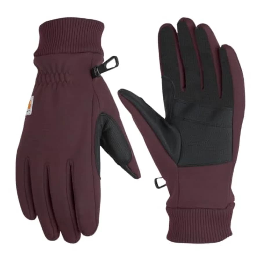 Guanto Wind Fighter da donna con polsino in maglia touch-sensitive e fodera termica in pile