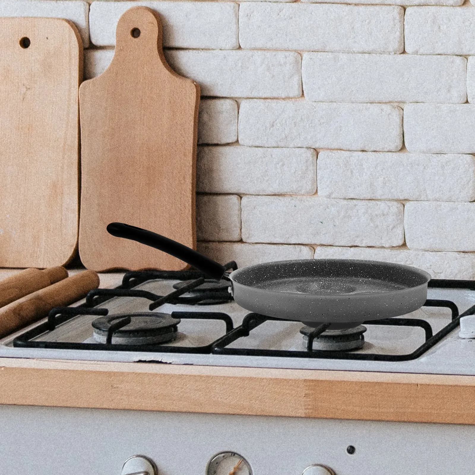4-Hole Nonstick Frying Pan Universal Small Fry Pan for Breakfast Pancakes Eggs Gas Induction Electric Cooker