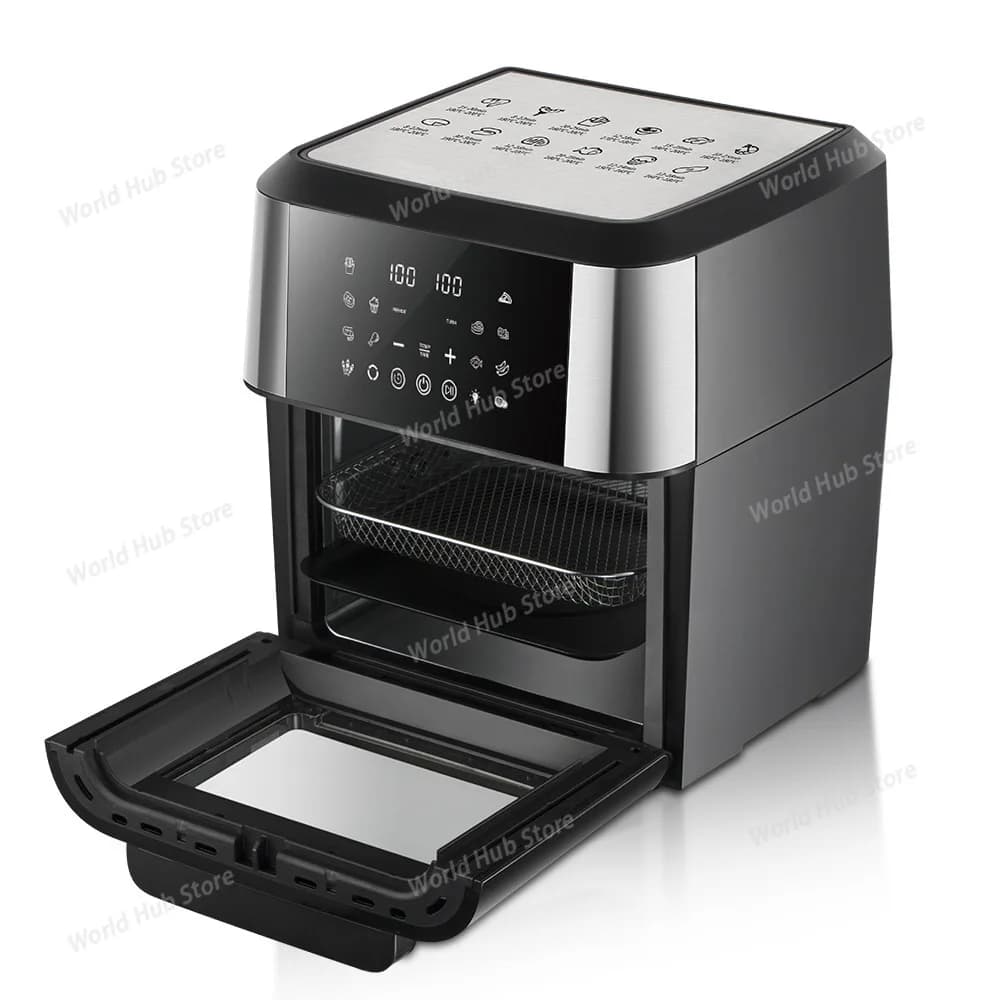 Air Fryer 12L Large Capacity Multifunctional Household Electric Fryer Visual Smart Touch Screen Oil Free