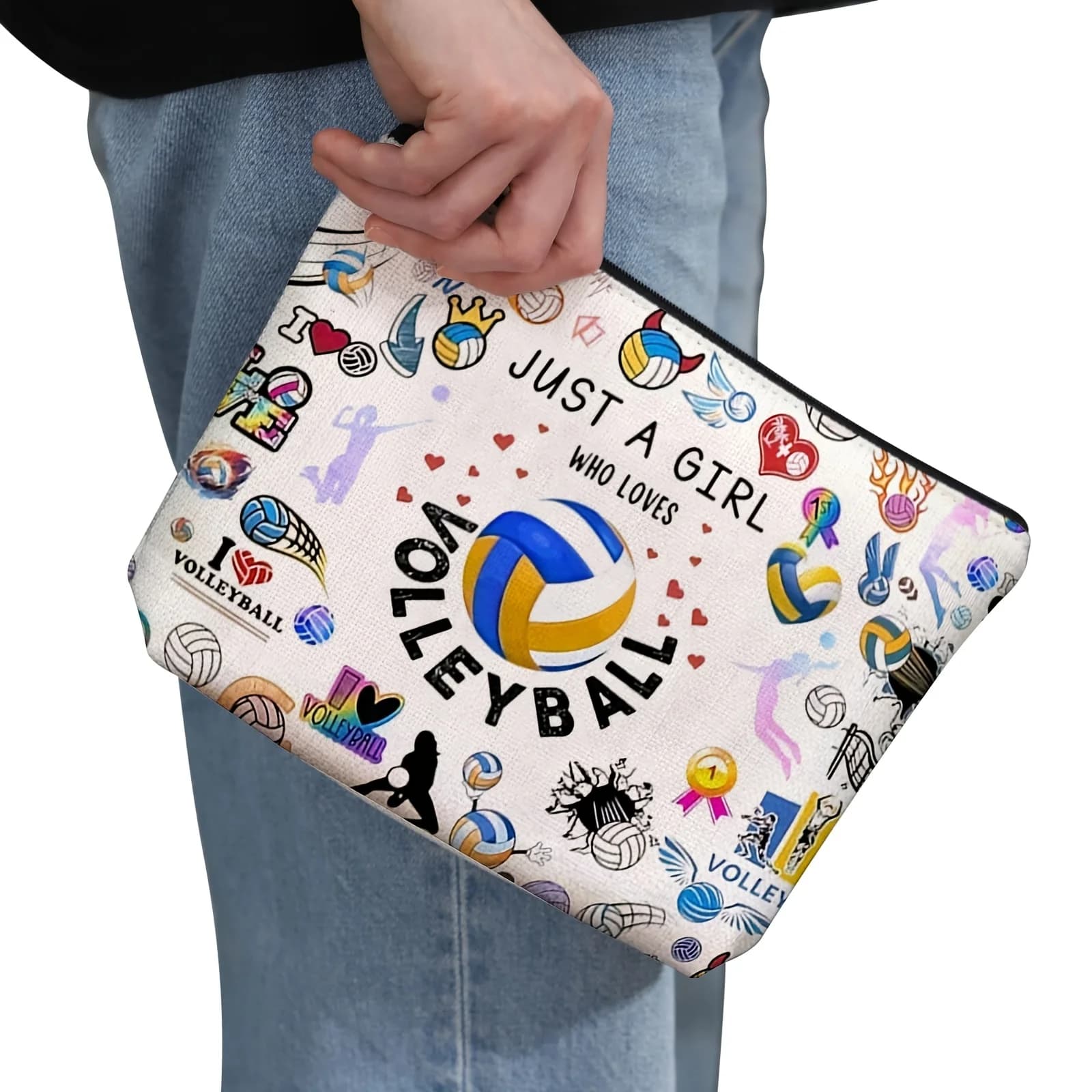 Makeup Bag Cosmetics Storage Bag Portable Toiletry Beauty and Skincare Product Bags Perfect for Travel Vacation Camping Fashion