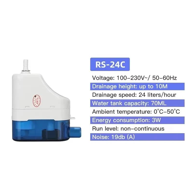 24L/H 220V Fully Automatic Air-conditioning Drainage Pump Condensate Lift Pump On-hook Special For Engineering Fan