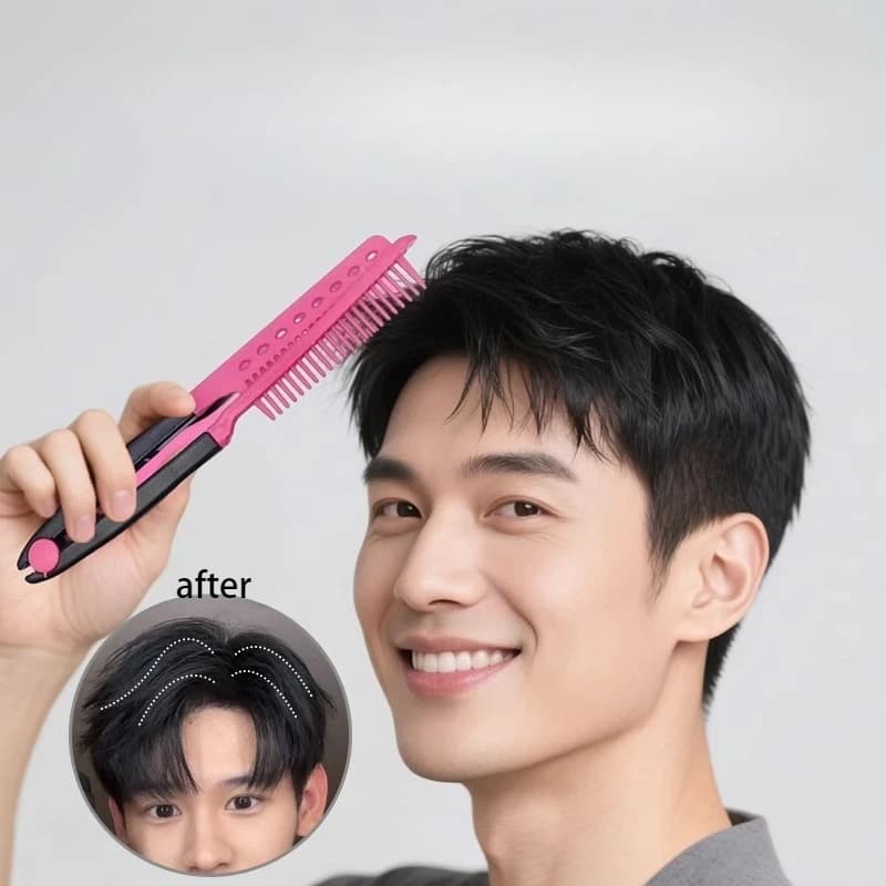 V-shaped smooth hair comb plastic saloon hair plate Hairstyle Tools for quick hair styling Professional portable hairdresser comb