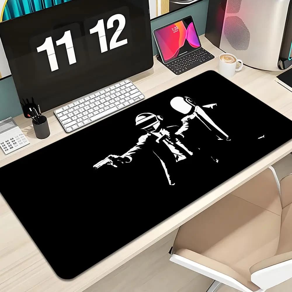 band Daft Punk Mouse Pad Keyboard Mousepad large 600X300 mm Desk Mat PC Gaming High definition printing Table pad