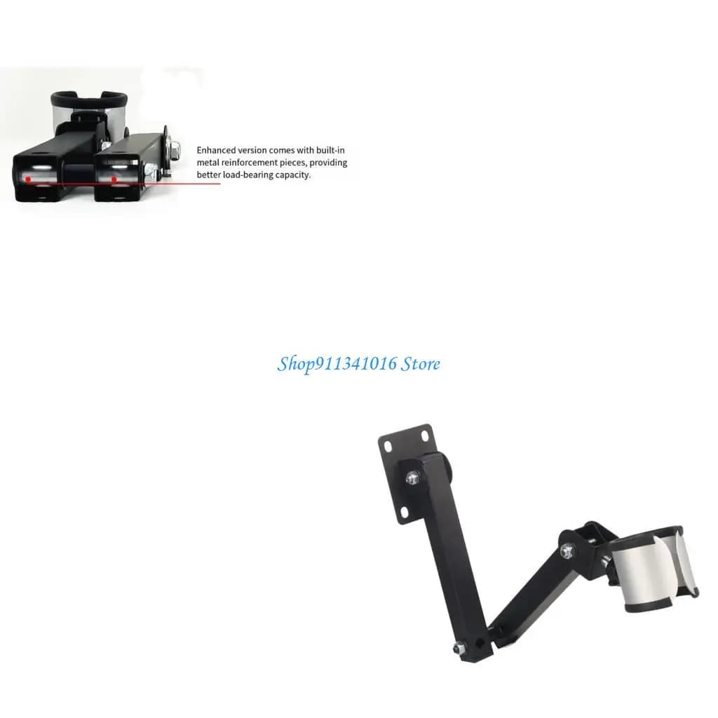 Bath-dryers without screws Aluminum alloy wall shelf for hairdryer, tools
