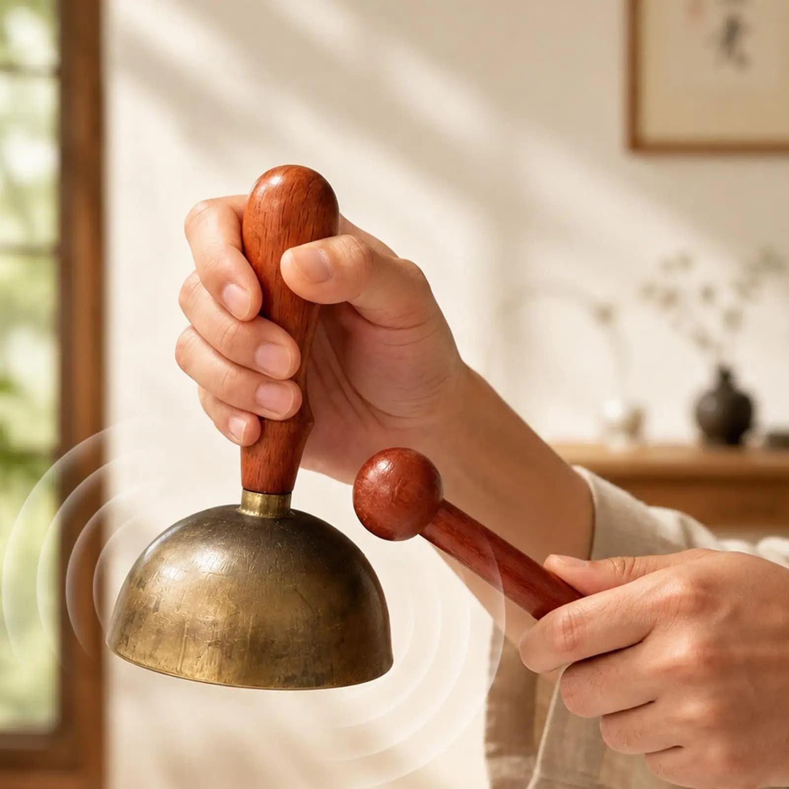 Tibetan Singing Bowl Set Meditation Sound Healing Chime Yoga Relaxation Prayer Mindfulness Instrument with Wooden Hammer