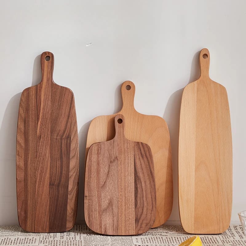 Acacia Walnut cutting board Wood cutting board Cheese cheese steak board Outdoor camping portable fruit