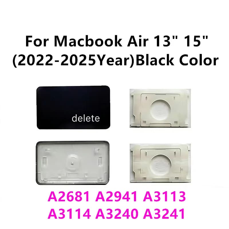 Nuovi Tasti e Cerniere per MacBook Air 13" 15" (A2681, A2941, A3113, A3114, A3240, A3241) Anni 2022-2025